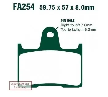  FA254HH EBC Brakes